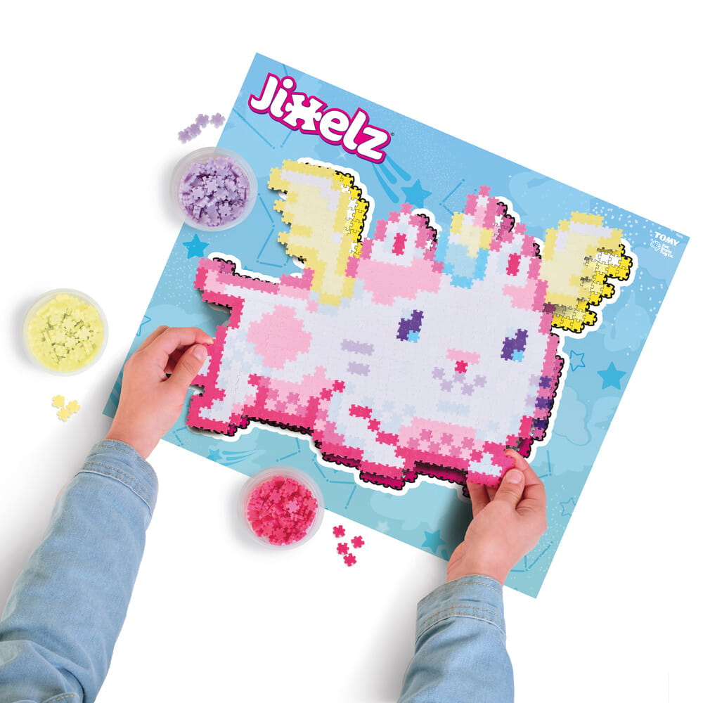Fat Brain Toys: puzzle pikselki Jixelz Mityczne Stworzenia 750 el.