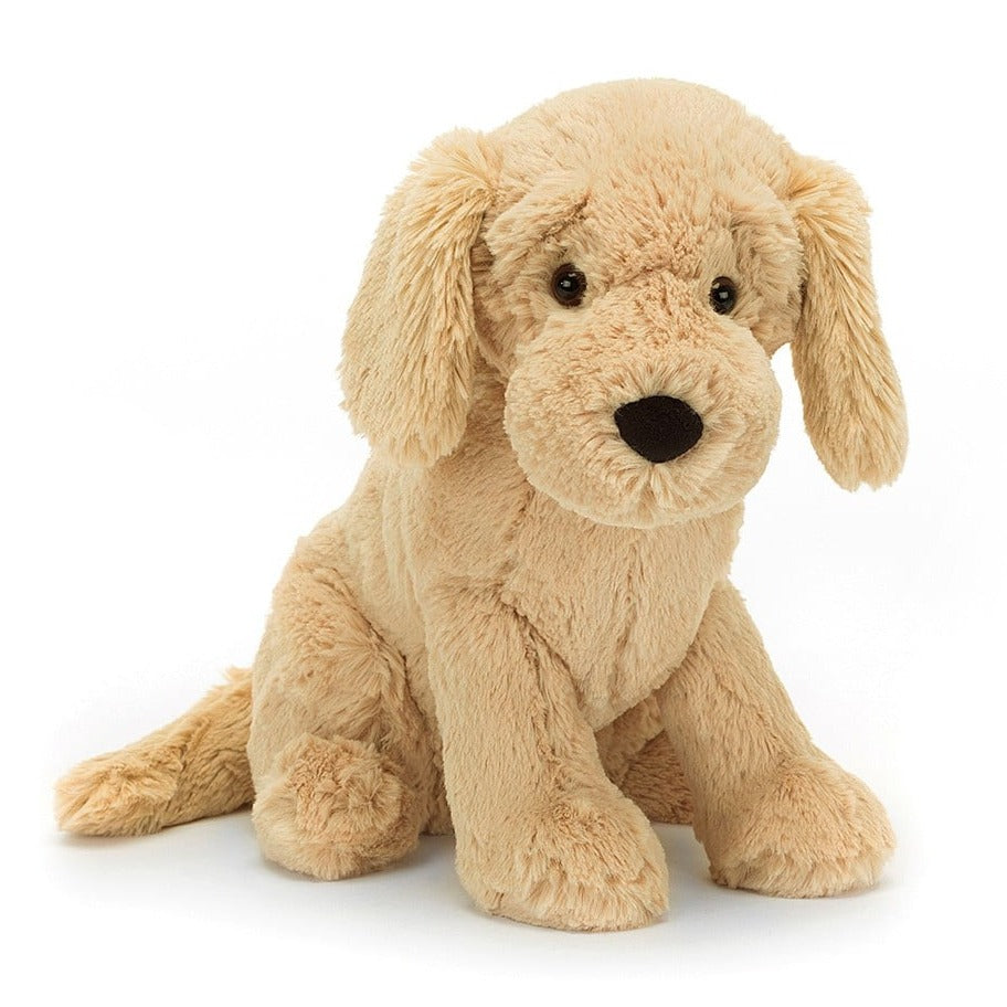 Pluszowy Golden Retriever Jellycat 27 cm, miękki i puszysty przyjaciel na dziecięce zabawy i przytulania.