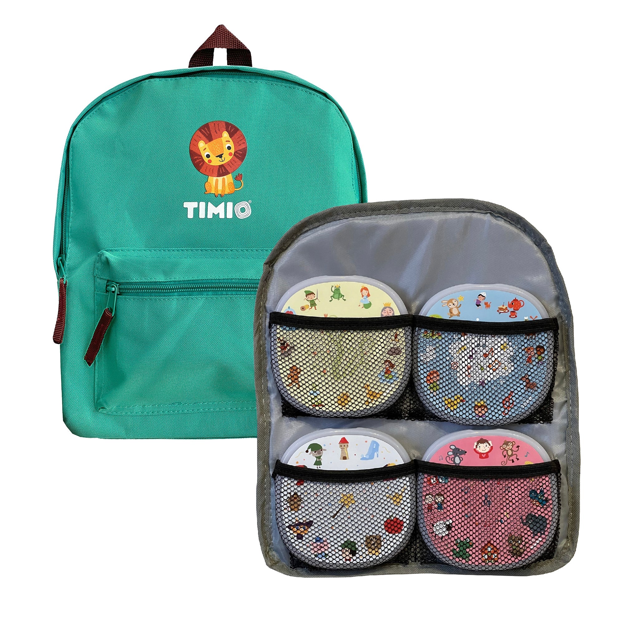 Timio: la mochila de la mochila de Timio para jugadores y discos