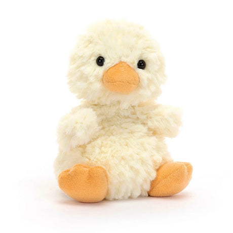 Kaczuszka Jellycat Yummy Duckling, 15 cm, pluszowa maskotka, idealna na prezent, miła w dotyku, zapewnia przytulanie.