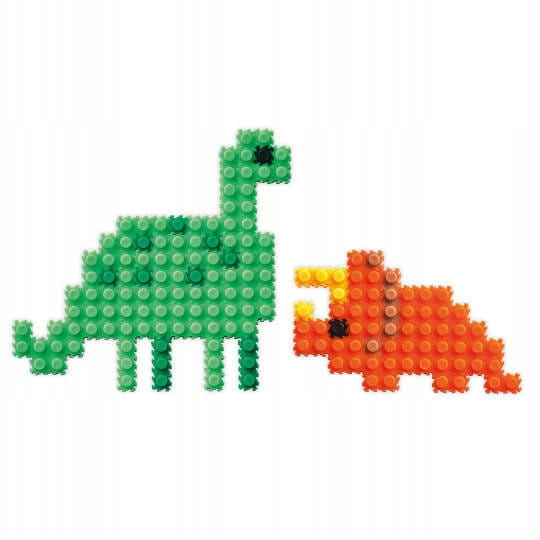Auzou: creative set píxeles dinosaurios