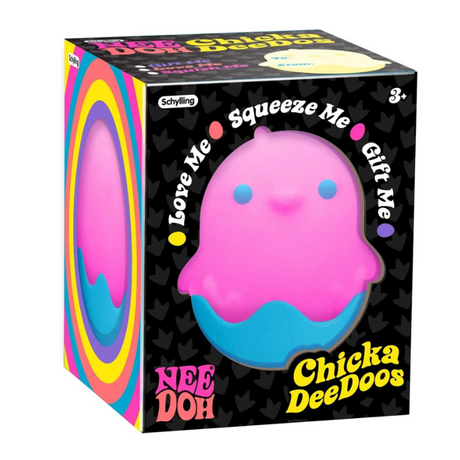 Zabawka antystresowa Schylling Chicka Deedos NeeDoh sensoryczna gniotek dla dzieci