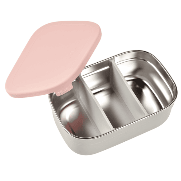 Beaba: lunchbox ze stali nierdzewnej Powder Pink - Noski Noski
