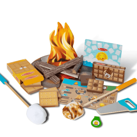 Melissa and Doug: zestaw do palenia ogniska Let's Explore Play Set - Noski Noski