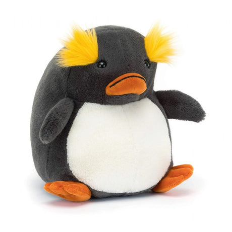 Pluszowy pingwinek Jellycat Maurice Macaroni Penguin 20 cm, idealna maskotka dla malucha, niezwykle miękka i przytulna.