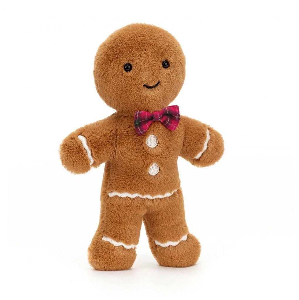 Pluszak Jellycat Jolly Gingerbread Fred - urocza maskotka pierniczek, idealna na gwiazdkowy prezent dla dziecka.