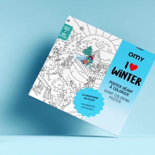 Ohms: Gigantesco libro para colorear de invierno