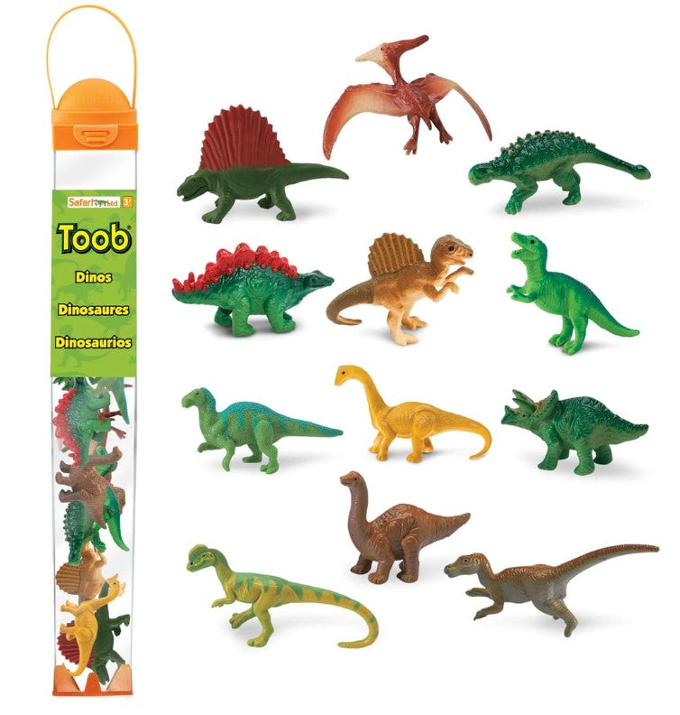 Safari Ltd: figurines in tube dinosaurs dinos toob 12 pcs.