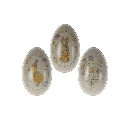 Ozdoby wielkanoc Maileg Easter Egg - elegancka dekoracja wielkanocna, otwierane jajko, projekt Dorthe Mailil.