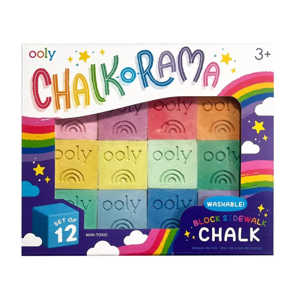 Ooly: Chalk-O-Rama Pavement Chalk 12 PCS.