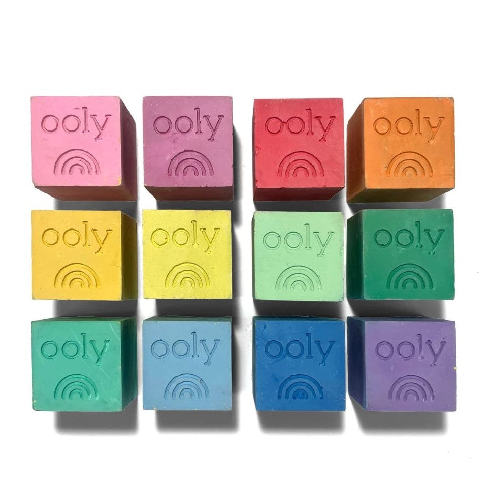 Ooly: Chalk-O-Rama Pavement Chalk 12 PCS.