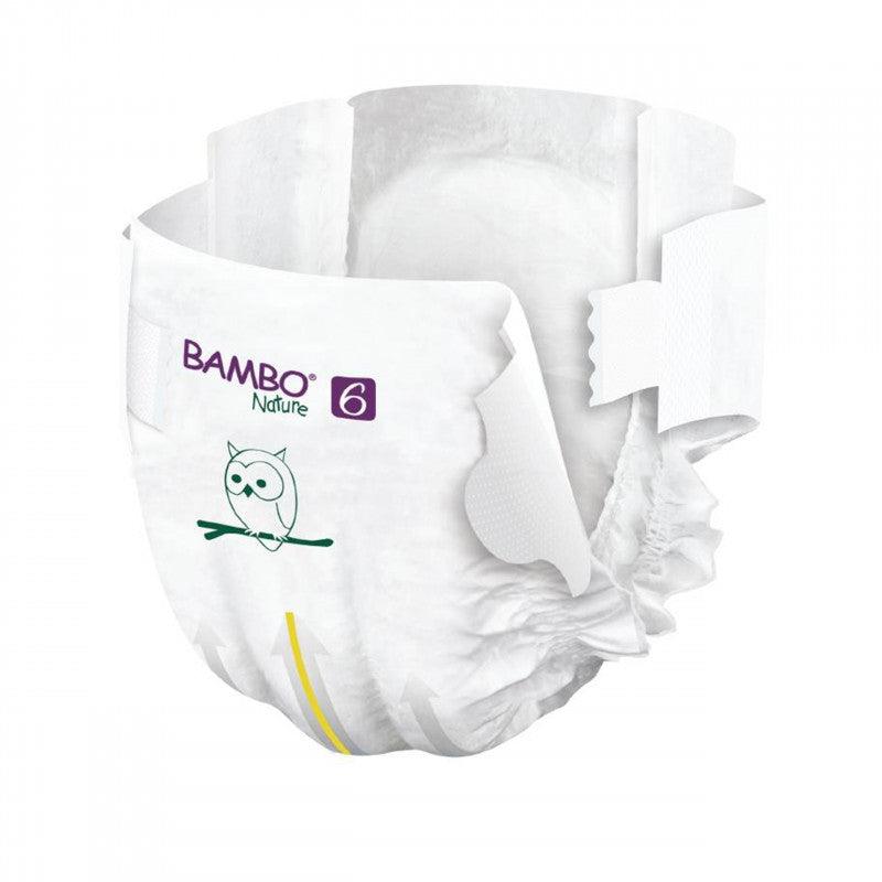 Bambo Nature: pieluchy jednorazowe Plus 6 XXL 16+ kg 40 szt. - Noski Noski