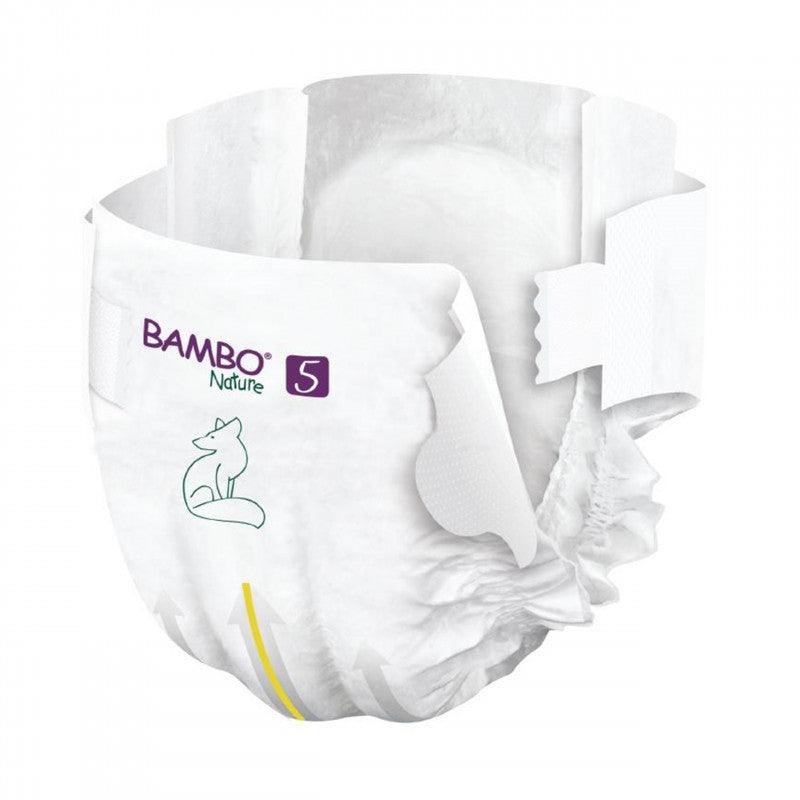 Bambo Nature: pieluchy jednorazowe Junior 5 XL 12-18 kg 44 szt. - Noski Noski