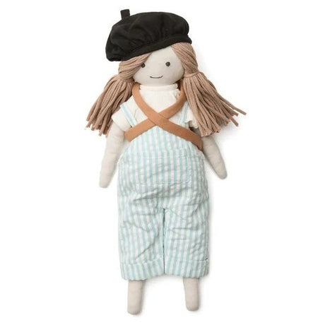 Lalka bobas Kid's Concept Ingrid, ręcznie wykonana z miękkiej bawełny i recyklingowanego poliestru, idealna do przytulania.
