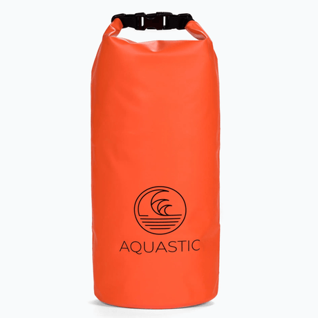 Worek wodoszczelny żeglarski Aquastic SUP 20L, z wytrzymałego 500D PVC, chroni ekwipunek przed wilgocią.