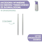 b.box: wymienne słomki do termobutelki 500 ml 2-pack - Noski Noski