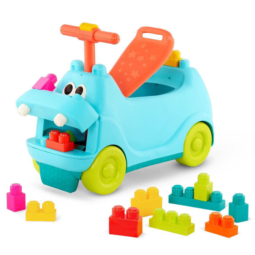 B.Toys: jeździk hipopotam Locbloc Hippo Ride-On - Noski Noski