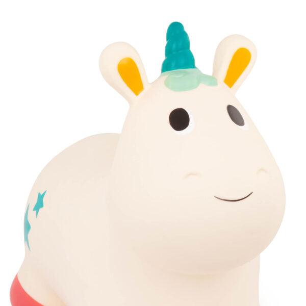 B.Toys: skoczek jednorożec Pixie Ride-On Unicorn Bouncy Boing! - Noski Noski