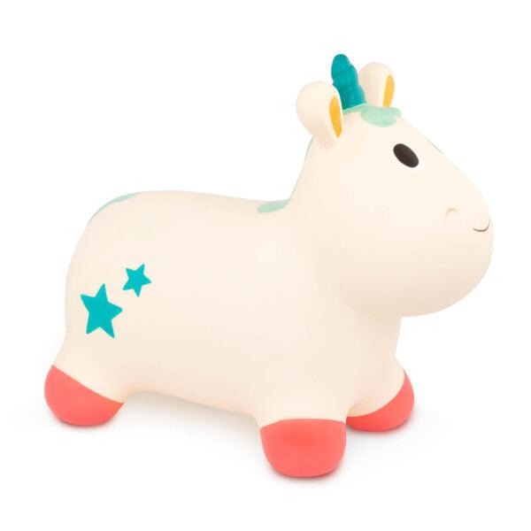 B.Toys: skoczek jednorożec Pixie Ride-On Unicorn Bouncy Boing! - Noski Noski