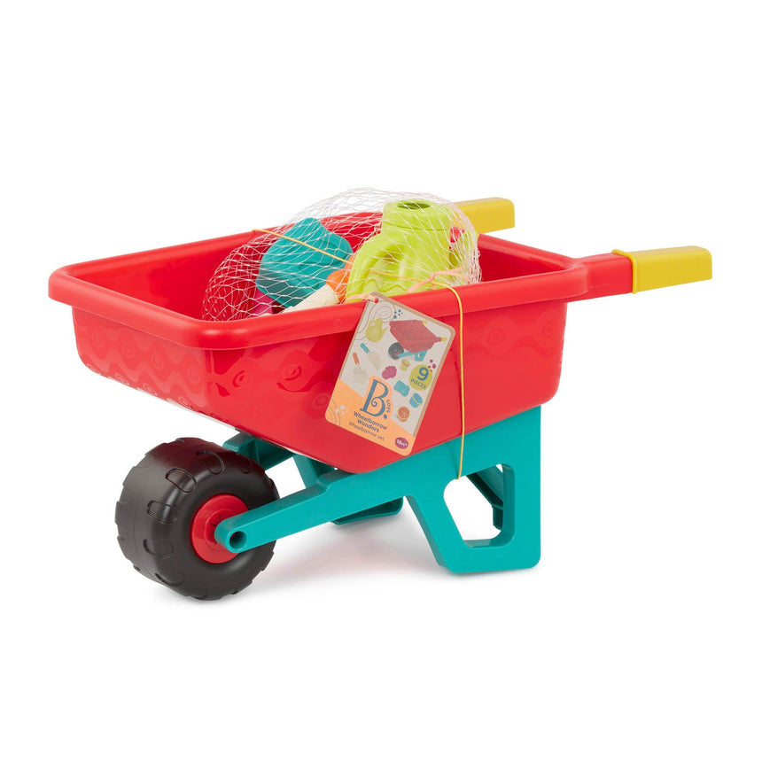 B.Toys: taczka z akcesoriami do piasku Wheelbarrow Wonders - Noski Noski