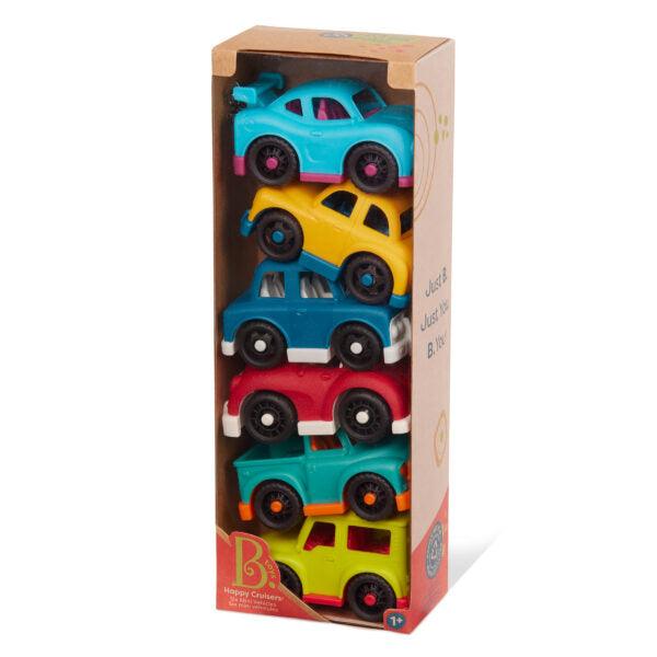 B.Toys: zestaw 6 małych autek Happy Cruisers - Noski Noski