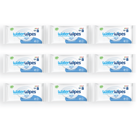 WaterWipes: chusteczki nasączane czystą wodą BIO 9 x 60 szt. - Noski Noski