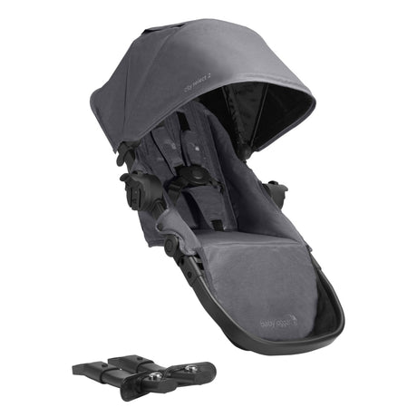 Dodatkowe siedzisko do wózka Baby Jogger City Select zapewnia wygodę i bezpieczeństwo starszemu dziecku podczas spacerów.