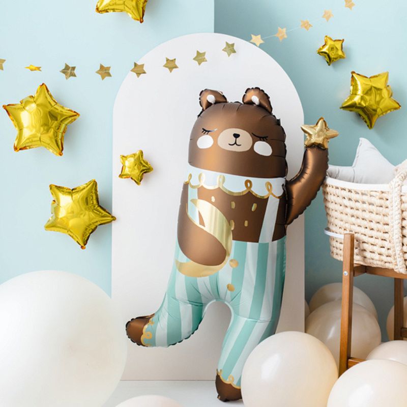 PartyDeco: oso de globo de foil 104 cm