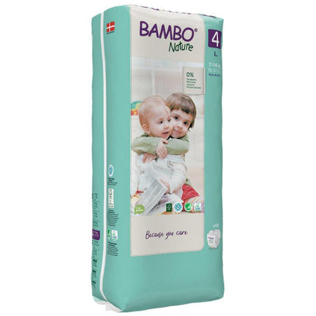 Bambo Nature: pieluchy jednorazowe Maxi 4 L 7-14 kg 48 szt. - Noski Noski