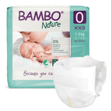 Bambo Nature: pieluchy jednorazowe Premature 0 XXS 1-3 kg 24 szt. - Noski Noski