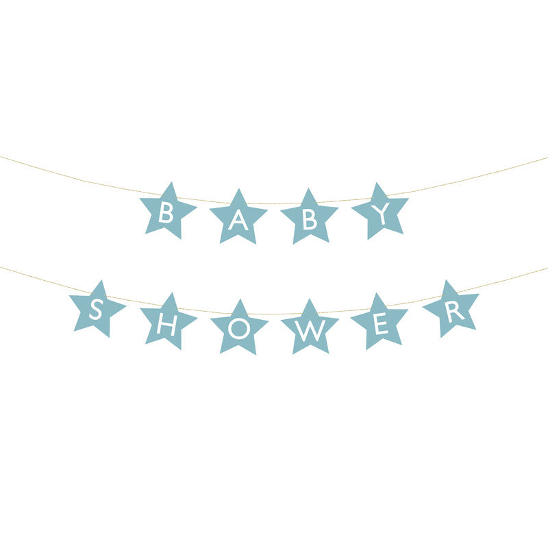 Partydeco: Bannerblau Babyparty