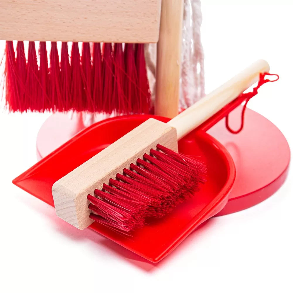 Bigjigs Toys: zestaw do sprzątania Cleaning Set - Noski Noski
