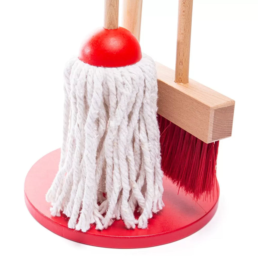 Bigjigs Toys: zestaw do sprzątania Cleaning Set - Noski Noski