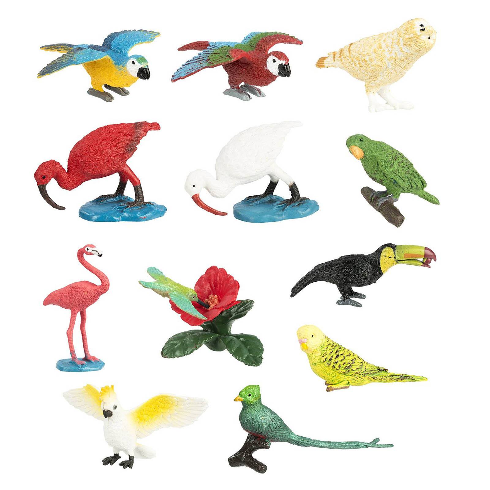 Safari Ltd: figurki w tubie ptaki Exotic Birds Toob 11 szt.