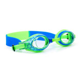 Bling2o: okulary do pływania zielono-niebieskie Jaszczurka Aqua2ude - Noski Noski