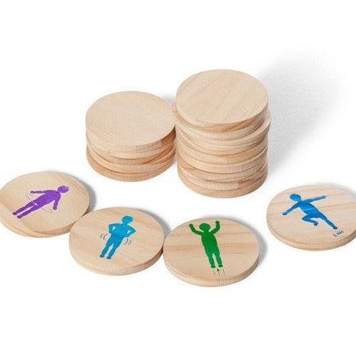 BS Toys: gra zręcznościowa naśladuj ruch Moves! - Noski Noski