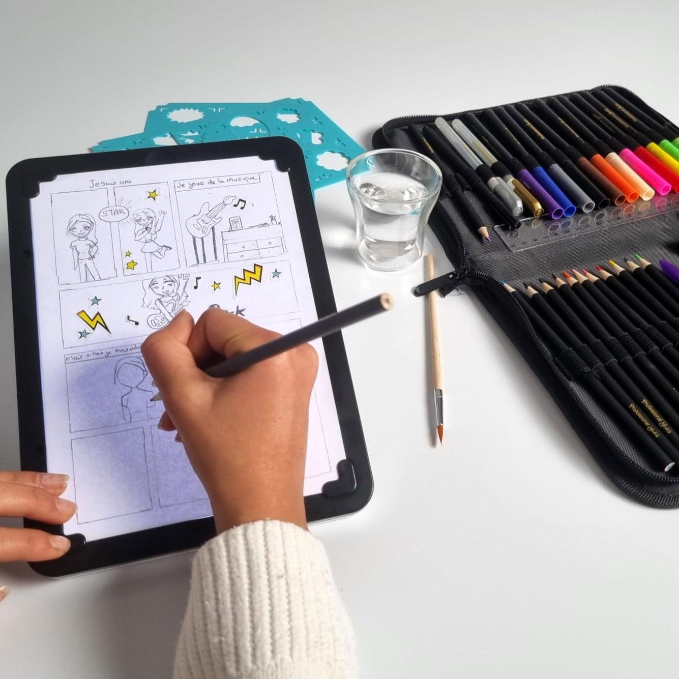 Buki: tablet z podświetleniem do rysowania 3w1 Professional Studio - Noski Noski