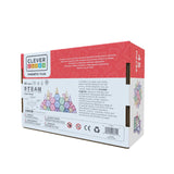 Klocki magnetyczne Cleverclixx Geo Pack Pastel 45 elementów
