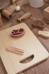 Drewniany zestaw do zabawy w sklep Kid's Concept KID HUB zestaw do zabawy w jedzenie