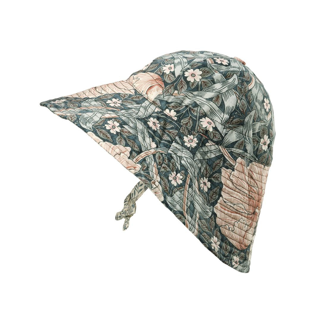 Stylowa czapka z daszkiem Elodie Details Pimpernel dla dzieci 2-3 lata, z ochroną SPF 30 i wzorem od Williama Morrisa.