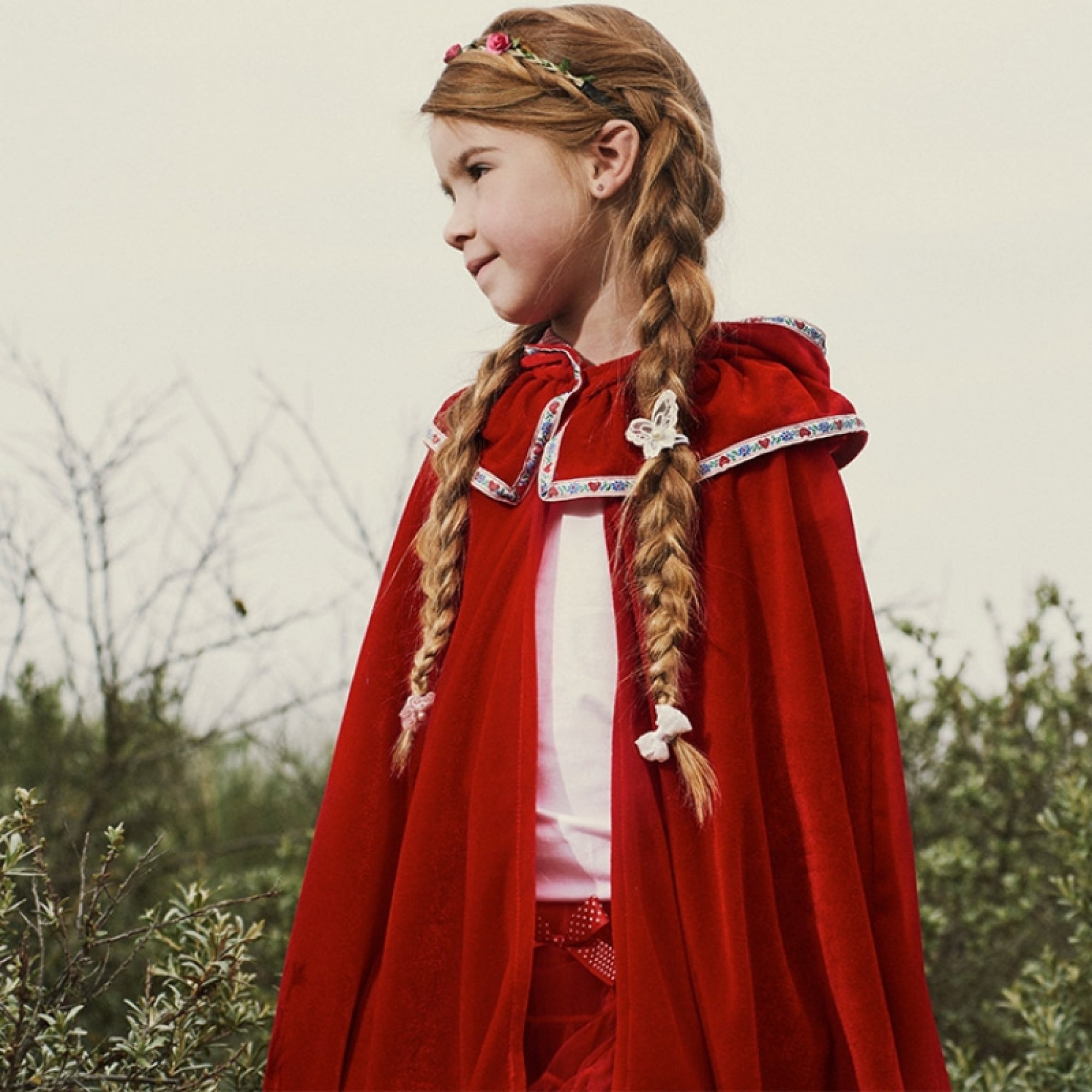 Souza!: kostium peleryna Czerwonego Kapturka 4-8 lat