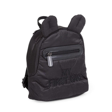 Childhome: mini plecak pikowany My First Bag Black - Noski Noski