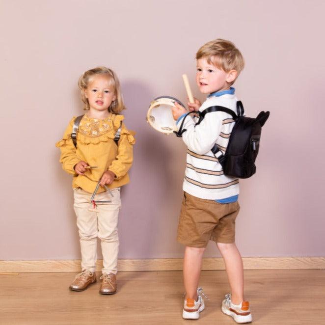 Childhome: sac à dos pour enfants mon premier sac matelassé noir