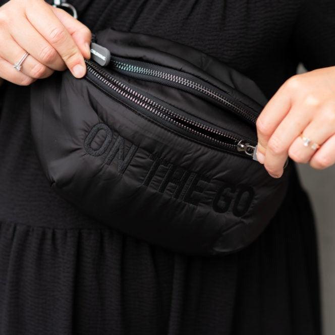 Childhome: nerka pikowana Banana Bag Black - Noski Noski