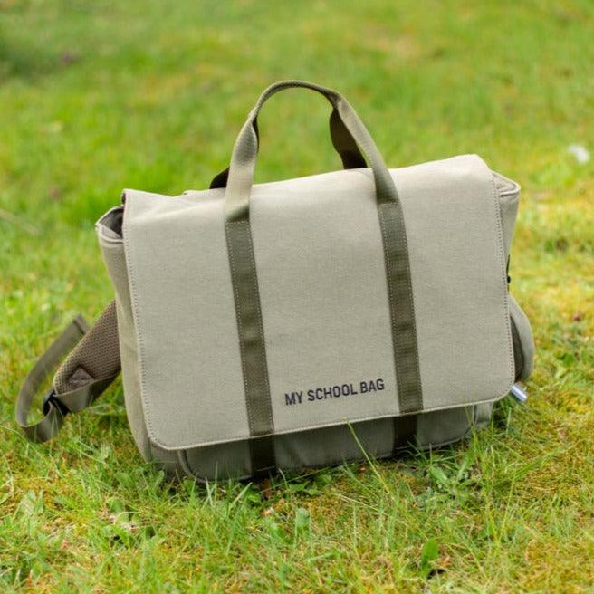 Childhome: tornister My School Bag Kanwas Khaki - Noski Noski