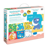 CzuCzu: duuuże puzzle z dziurką Zwierzęta - Noski Noski