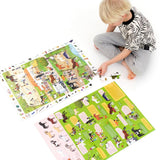 CzuCzu: puzzle obserwacyjne Stadnina Koni 84 el. - Noski Noski