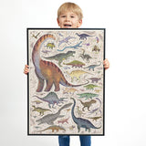 CzuCzu: puzzlove Dinozaury 200 el. - Noski Noski