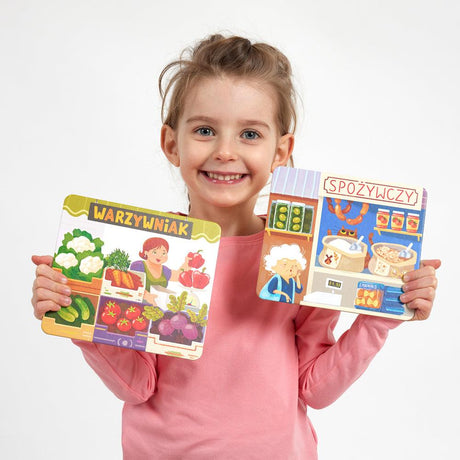 Gra edukacyjna Czuczu Lotto Zakupy – układanka rozwijająca wyobraźnię, pamięć i spostrzegawczość dziecka.