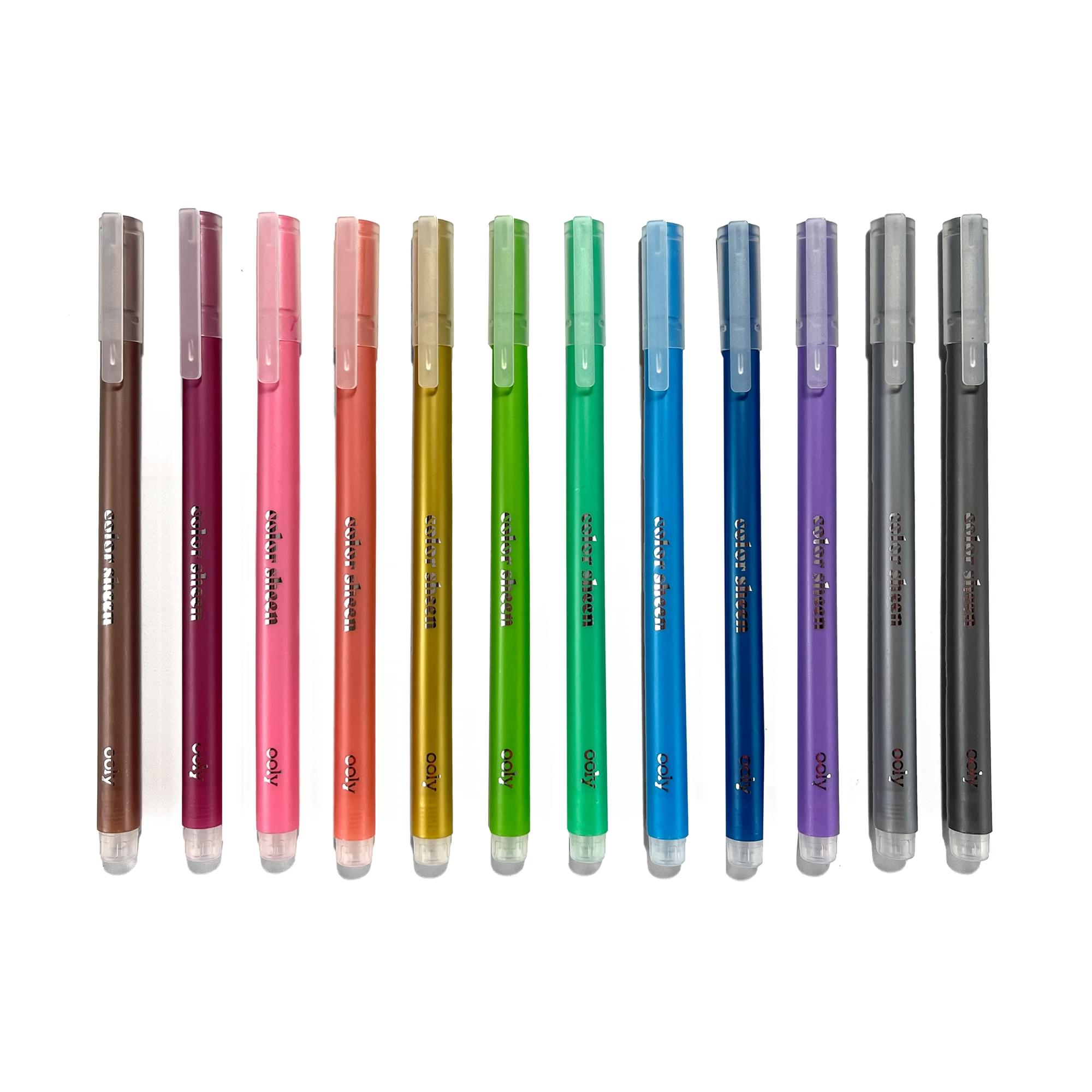 Ooly: Couleur Sheen Metallic Gel stylos 12 PCS.